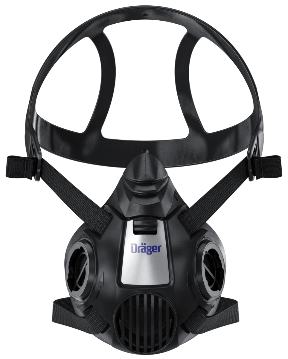 Dräger® X-plore® 3500 Gasmaske / Halbmaske Handwerker Set 3708068, Größe L, P3 R D Partikelfilter, Dräger Flex, Dräger® Bajonett-Klick Filteranschluss