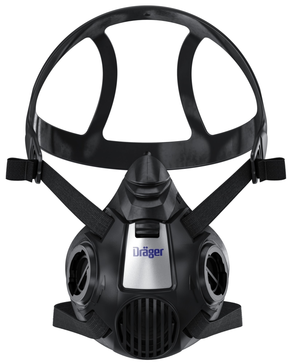 Dräger® X-plore® 3500 Gasmaske / Halbmaske P3 R Filter Waldbrand Set 3720710, Größe M, Dräger Flex, Dräger® Bajonett-Klick Filteranschluss