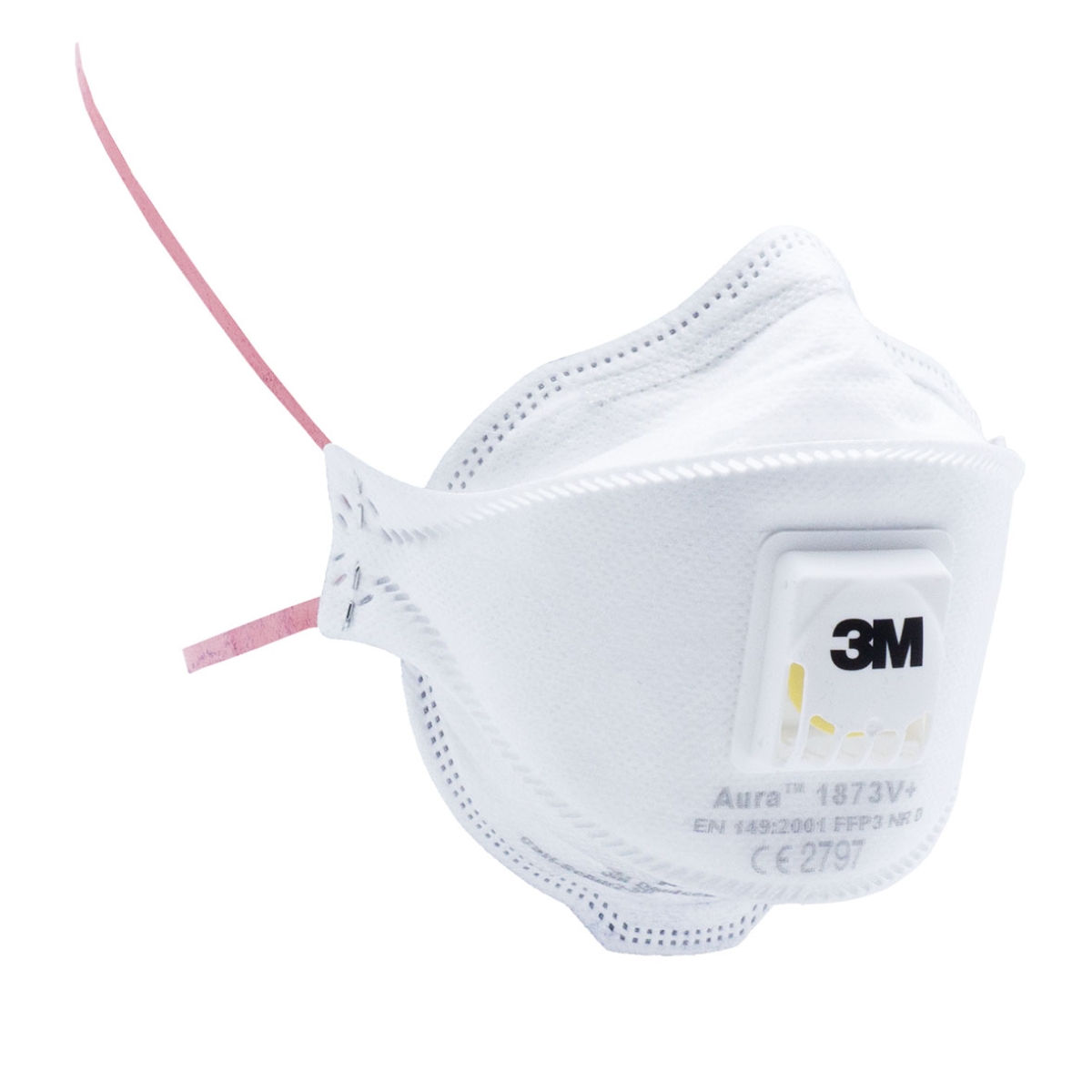 3M™ Aura™ Medizinische Atemschutzmaske 1873V+, FFP3 NR D mit Cool-Flow Ausatmenventil, Chirurgische Maske nach EN14683, Medizinvariante, Hygienisch einzelverpackt
