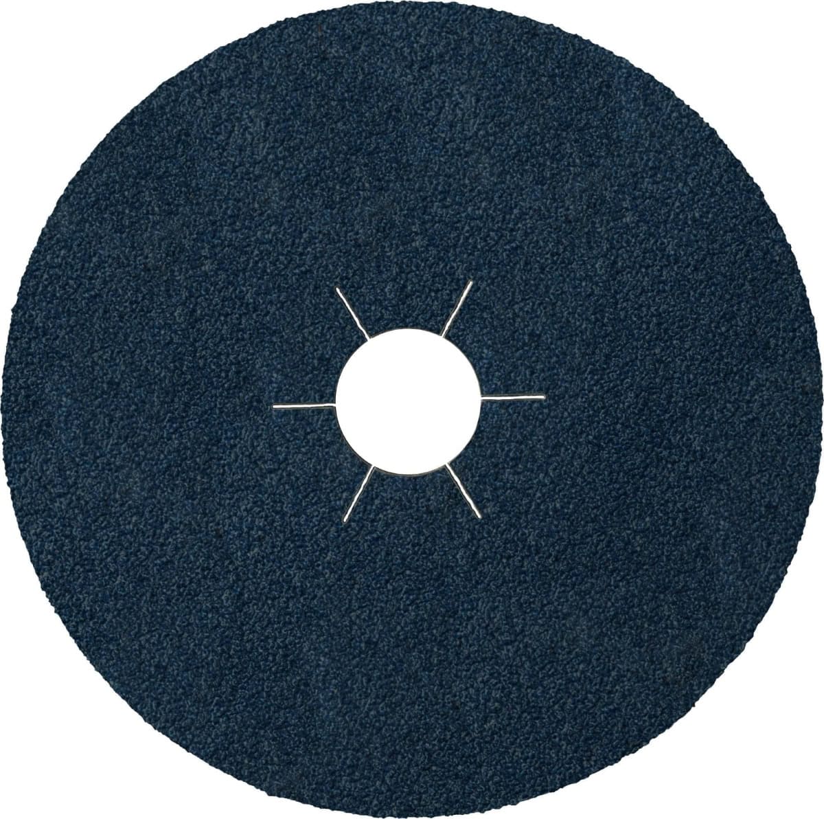 KLINGSPOR CS 565 Fiberscheibe 23005, Ø 125 mm x ø 22 mm, P80, 6-fach Schlitz = Ausführung (30), Z, Zirkonkorund, Für universal Metall, Stahl & Edelstahl Schleifanwendungen