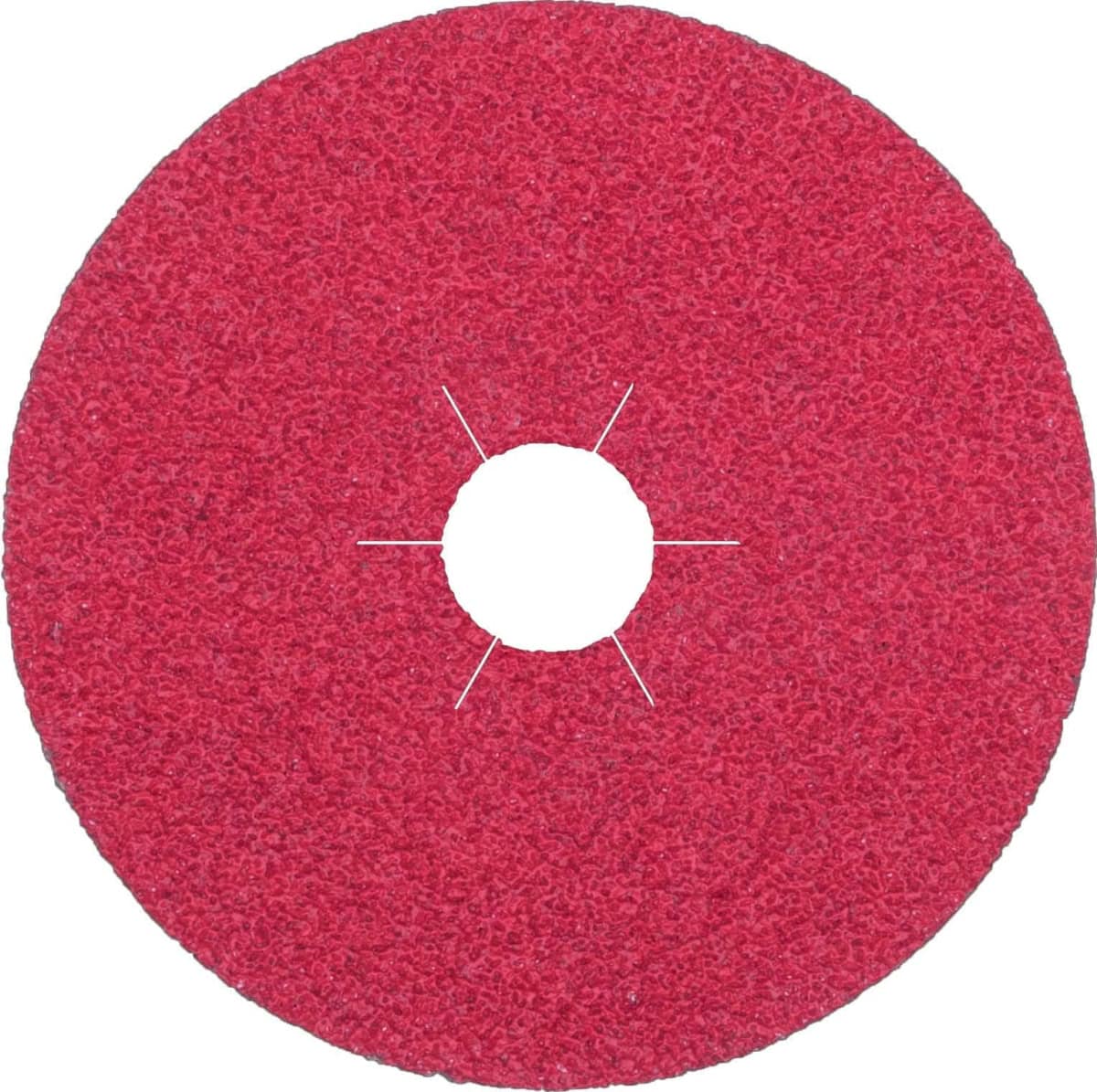 KLINGSPOR FS 964 ACT Fiberscheibe 330495, Ø 180 mm x ø 22 mm, P60, 6-fach Schlitz = Ausführung (30), K, Keramikkorn, Für Stahl & Edelstahl Schleifanwendungen