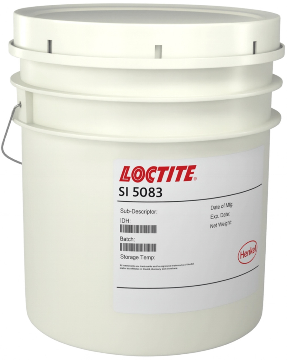 Henkel™ Loctite® SI 5083 Silikon UV Klebstoff, 18,1 Kg, Transluzent, 2035931, Ideal für Glas, Metall und Keramik, auch für Kunststoffe geeignet