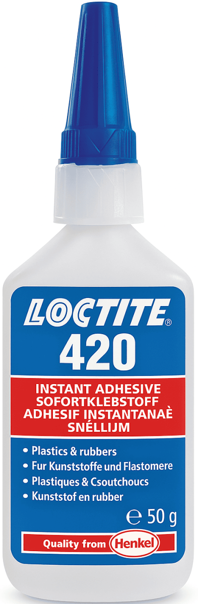 Henkel™ Loctite® 420 Sofortklebstoff, 50 g, Transparent, 88516, Universell einsetzbar