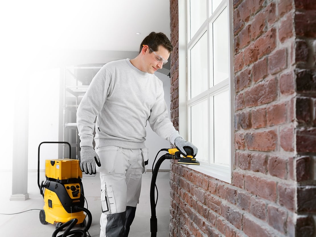 Mirka® Abranet Ace HD AH21902540, Ø 100 mm x 152 mm x 152 mm, P40, Gitternetz, Kletthaftend, PA Gitternetz Delta Schleifscheibe mit Keramikkorn