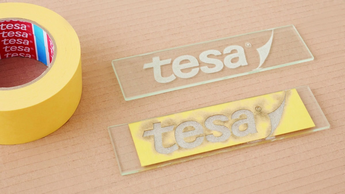 tesakrepp® 4434 Elefantenhaut, 950 mm x 25 m, 0,67 mm, Gelb, Für Schleif- und Sandstrahlarbeiten