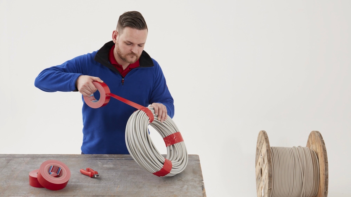 tesaband® Gewebeband 4688, 50 mm x 50 m, 0,26 mm, Grün, PV0, Allrounder & Reparatur Klebeband