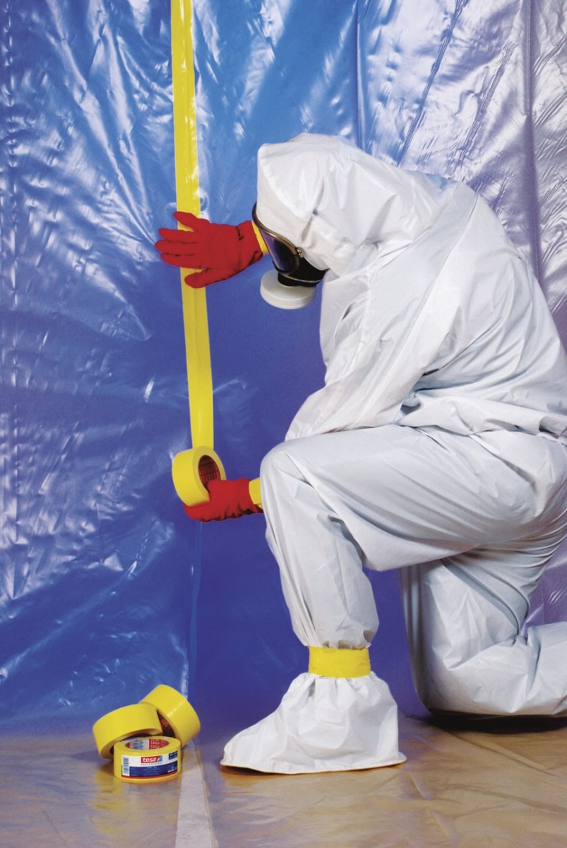tesaband® Gewebeband 4688, 1300 mm x 50 m, 0,26 mm, Gelb, PV0, Allrounder & Reparatur Klebeband