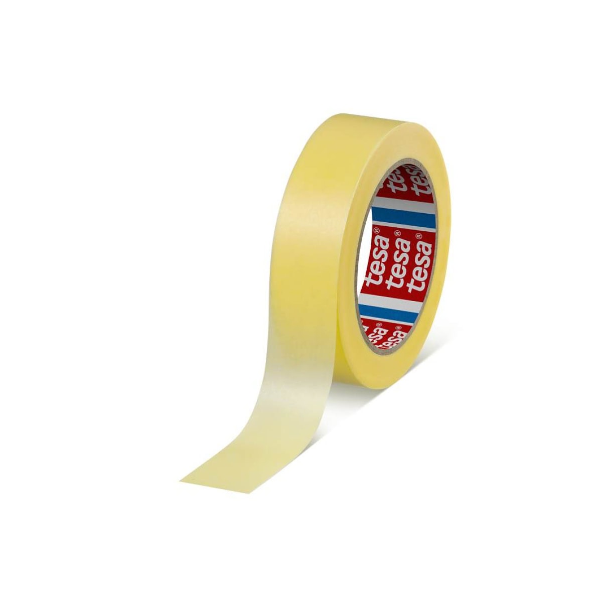 tesa® Professional 4334 Präzisionskrepp® PLUS, 30 mm x 50 m, 0,09 mm, Gelb, Malerband & Lackierband für perfekte Ergebnisse