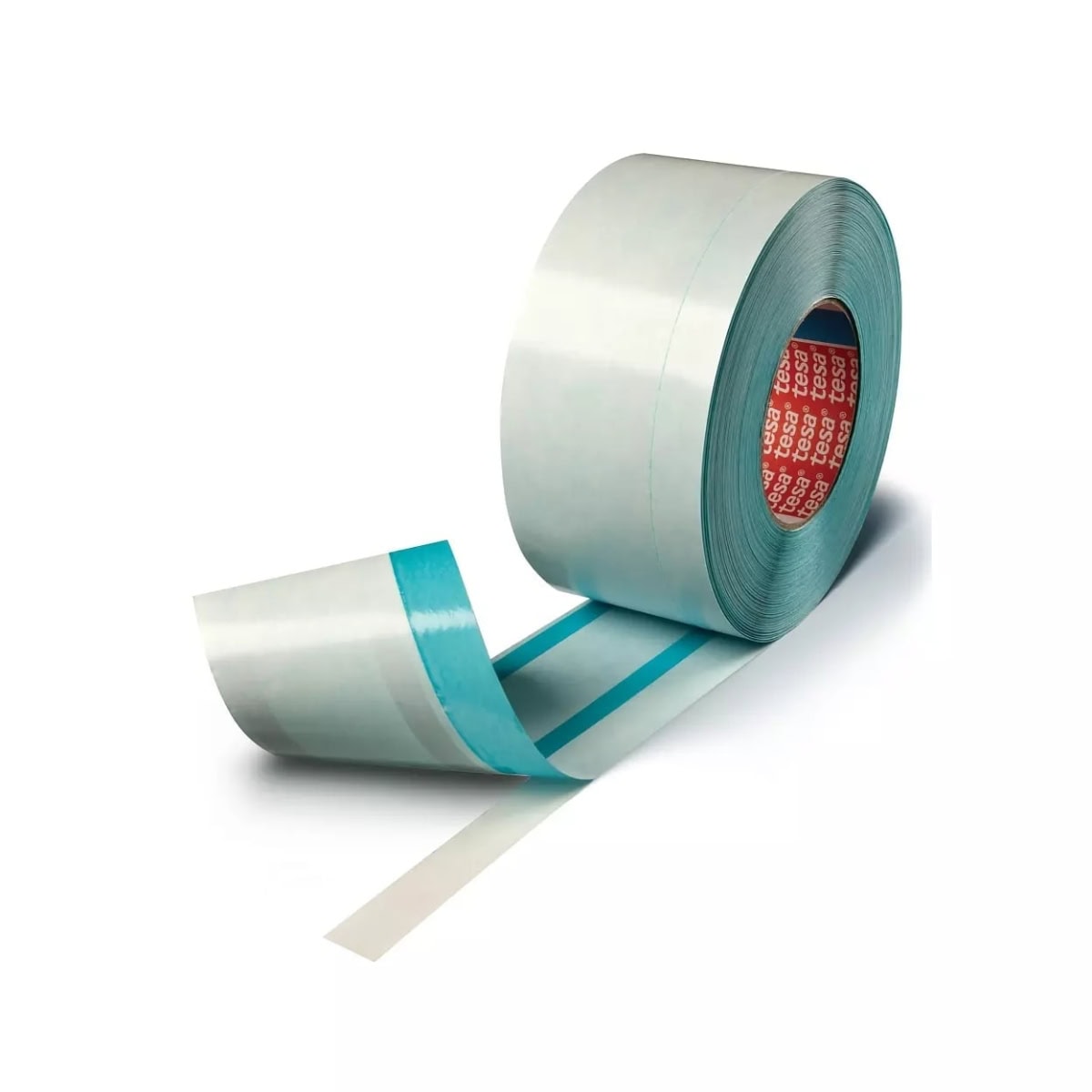 tesa® EasySplice® 51100, 38 mm x 50 m, 0,1 mm, Transparent, PrintLine, Doppelseitig klebendes Ansatzklebeband