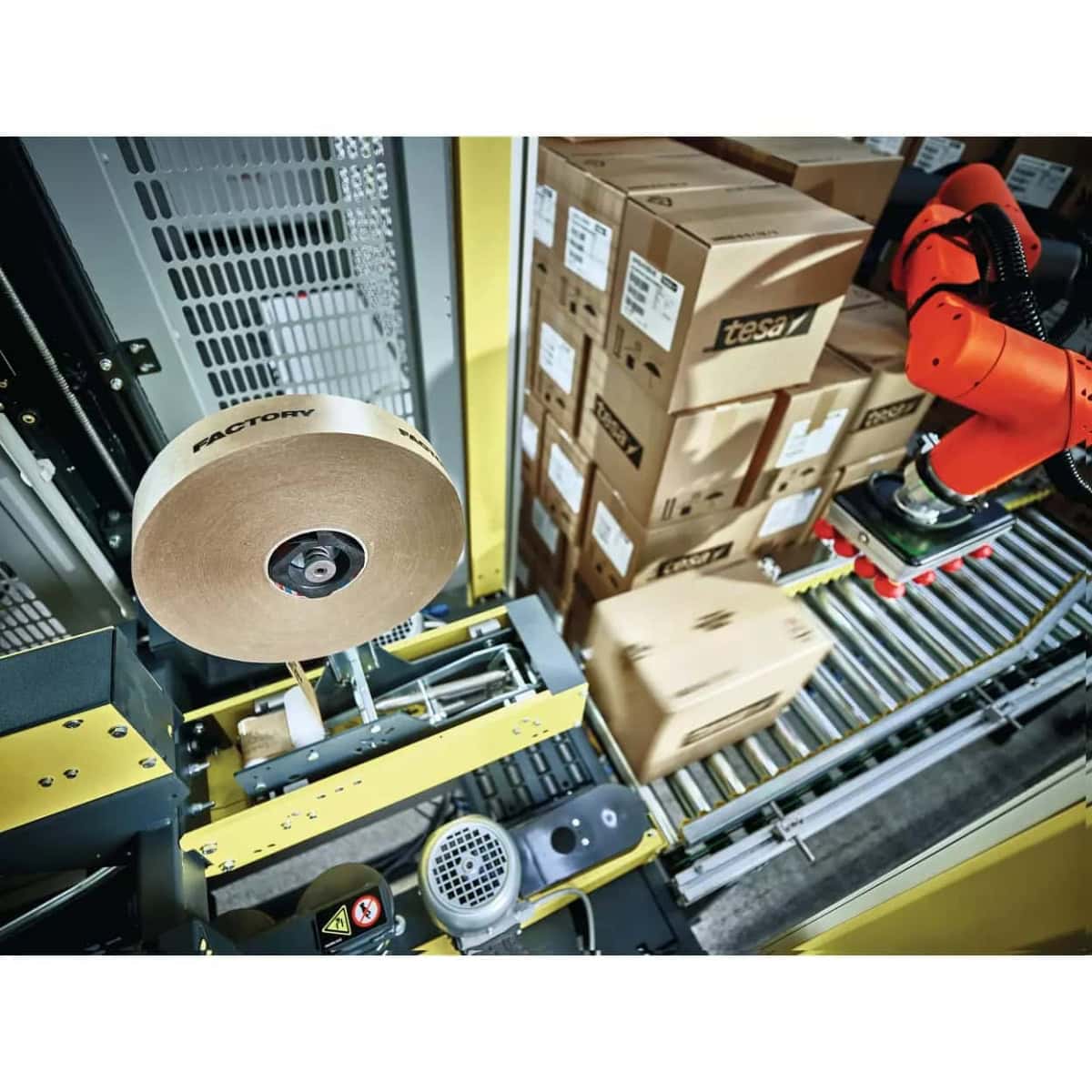 tesa® 60408, 50 mm x 50 m, 0,125 mm, Braun, PV 0, Recycling freundlich, Sortenrein, Biobasiertes FSC® Papier Verpackungsklebeband aus verantwortungsvollen Quellen