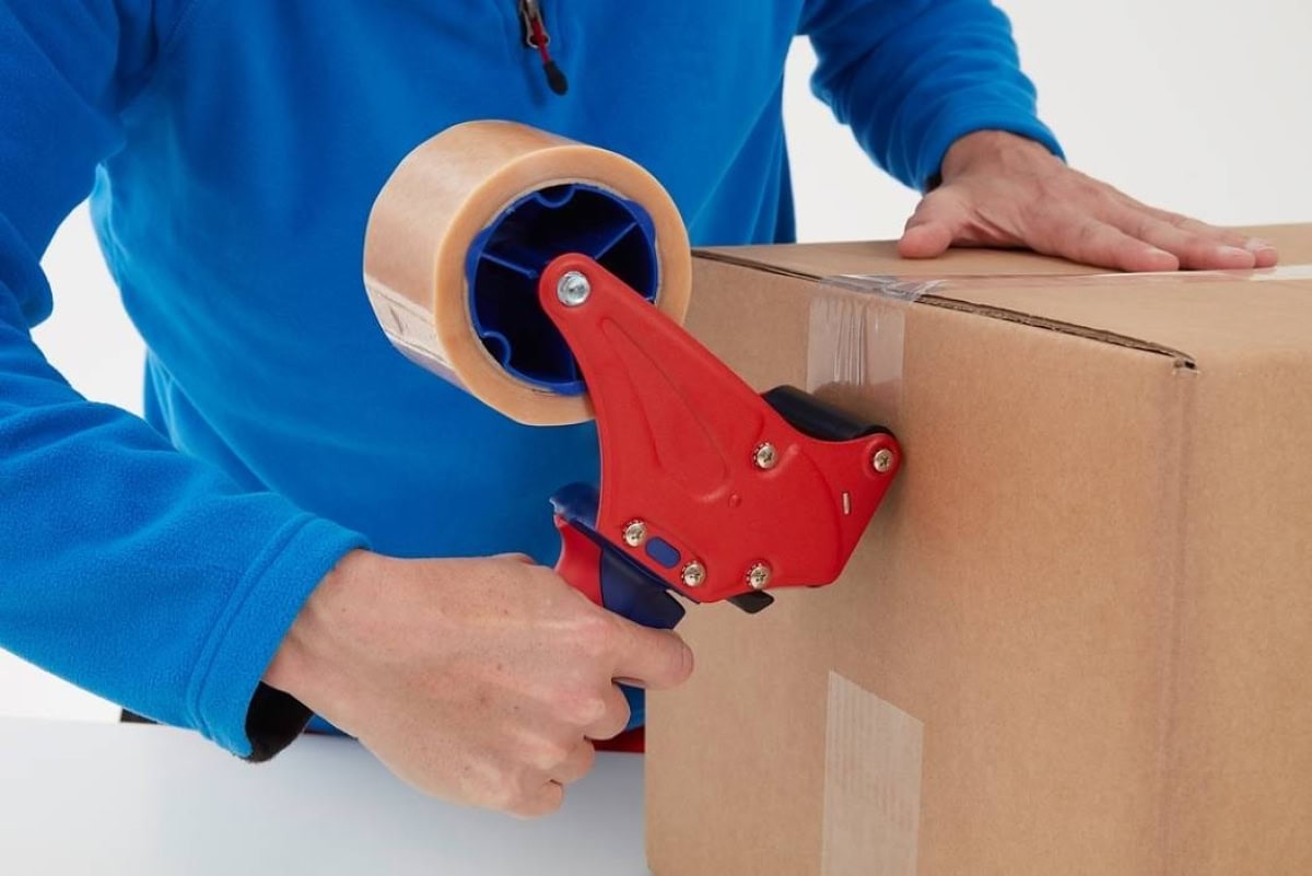 tesa® 6075, 75 mm Aufnahme, Handabroller für Klebebänder