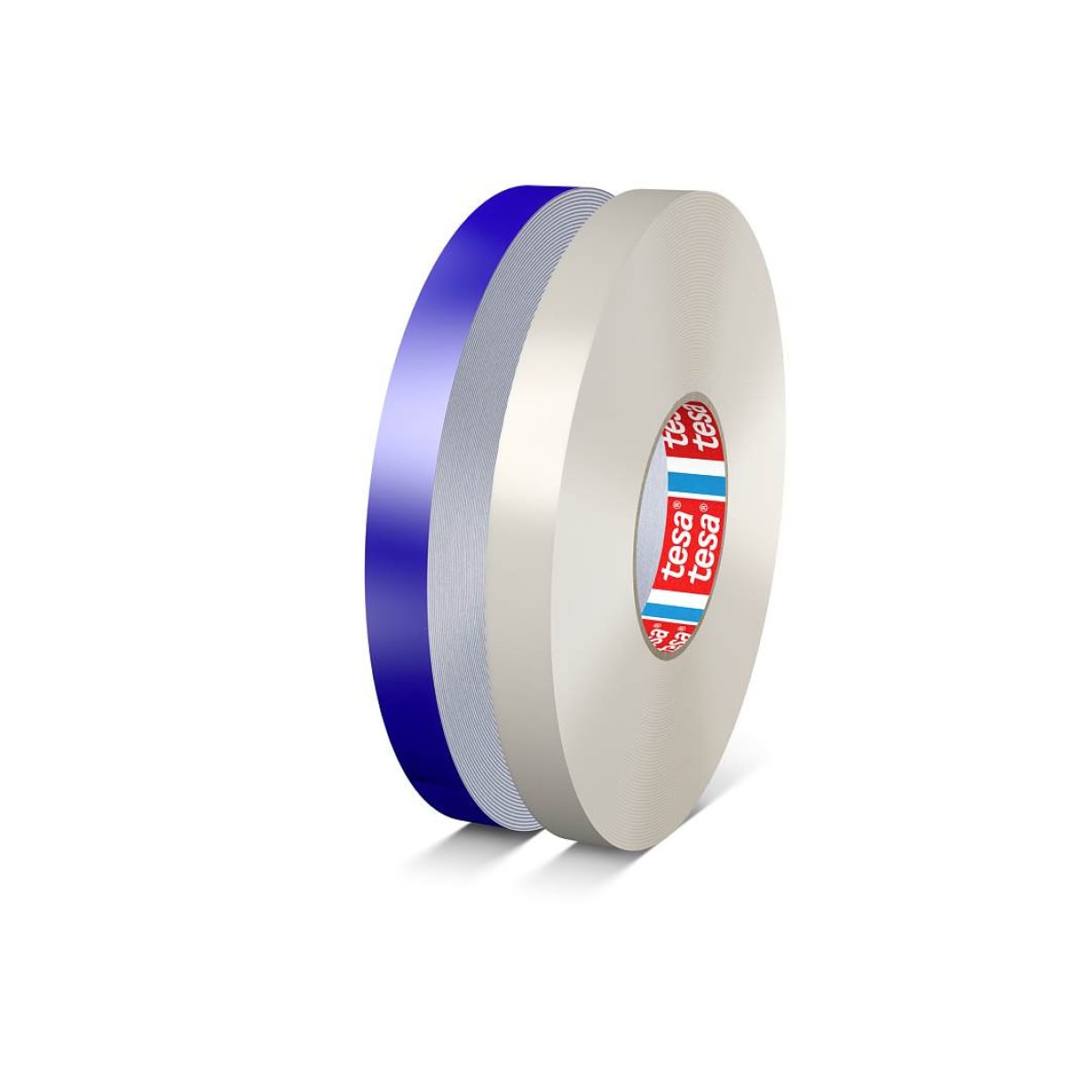 tesa® 62957, 25 mm x 800 m, 1,0 mm, Weiß, Doppelseitiges PE-Schaumstoffklebeband